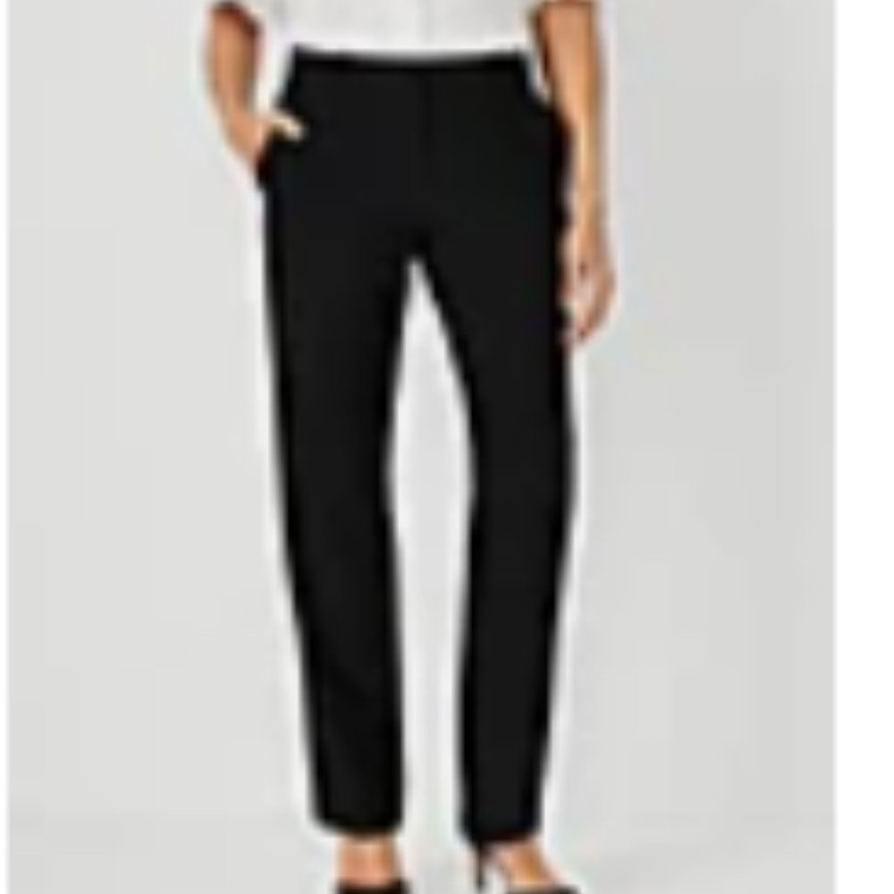 Never worn with tags ,Ann Taylor size 12 ,straight dk navy pants.